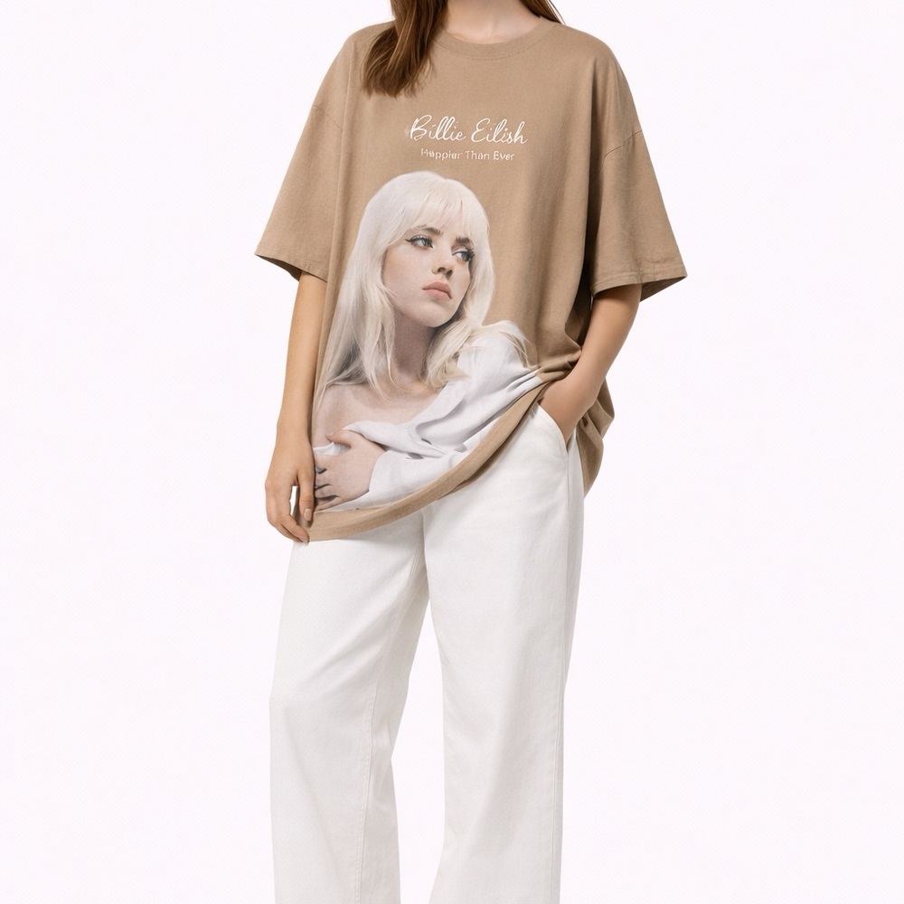 Tan Graphic Women's Sweatshirt
